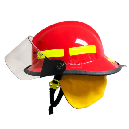 casco, bombero