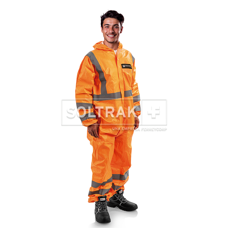 Trajes Reflectivos TRAJE NARANJA DE ALTA VISIBILIDAD TECSEG TSG15